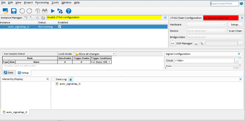 Signal Tap GUI